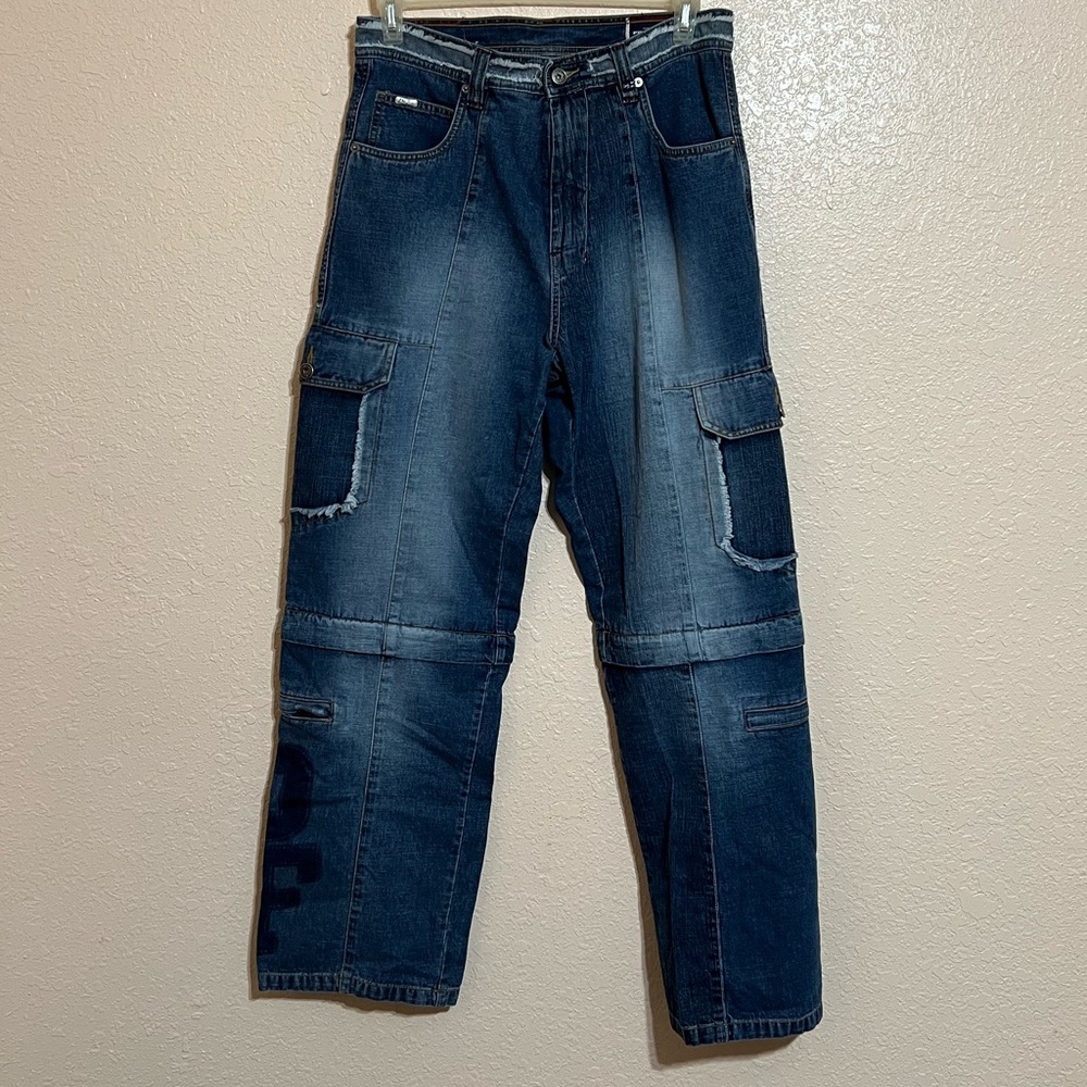 Phat Farm Jeans & blue Jean shorts 2 in 1